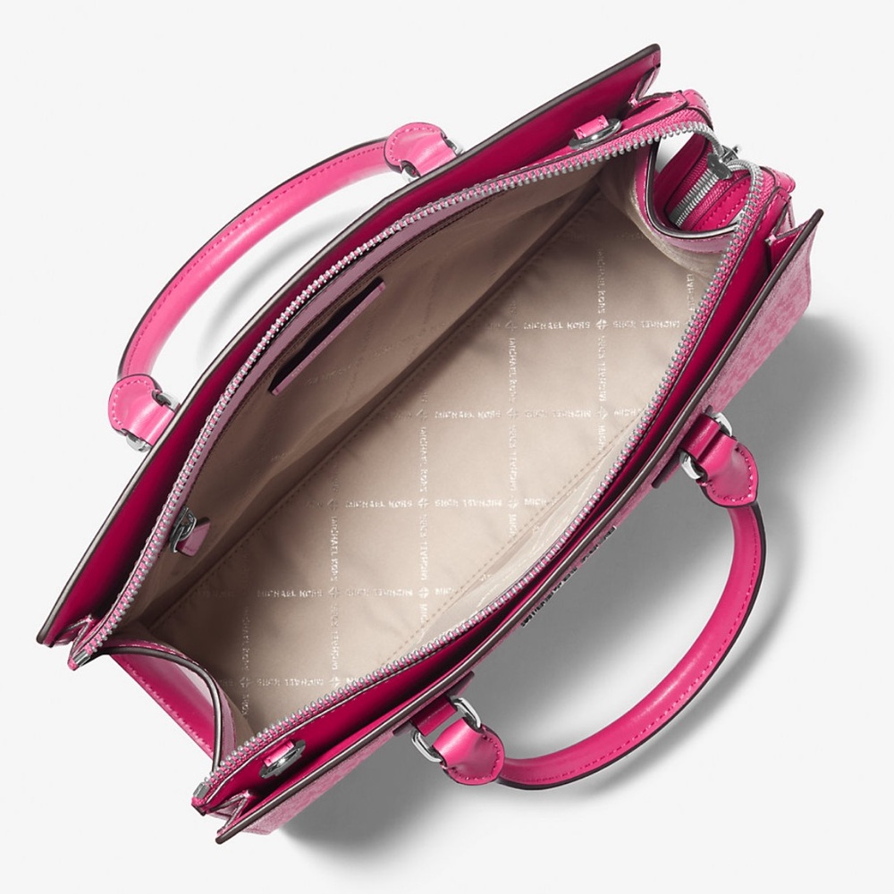 Michael Kors Sheila Medium Ombré Signature Logo Satchel
DRAGONFRUIT
NWT - Picture 3 of 16